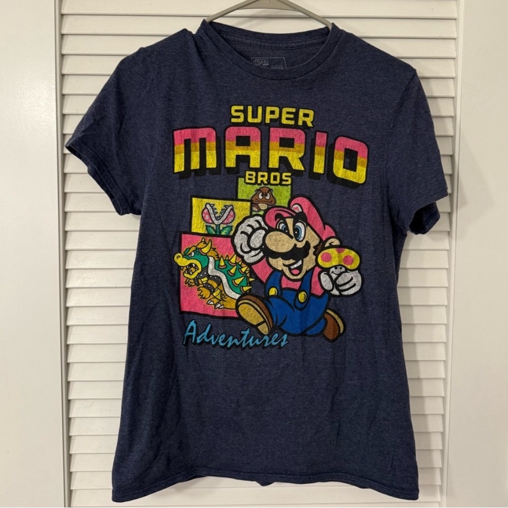 Vintage Super Mario Bros Adventures Tee – Unisex S/M